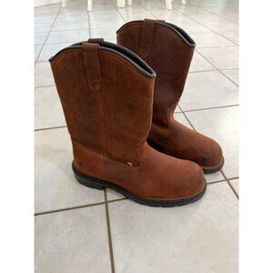 Red Wings PESOS 1172 Boots 11 Brown ASTM F 2892-11 Work Barn Farm Cowboy Western
